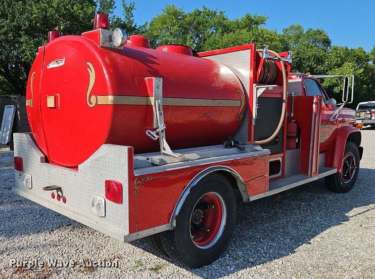 image for item EI8295 1982 GMC  C7000 pumper fire truck