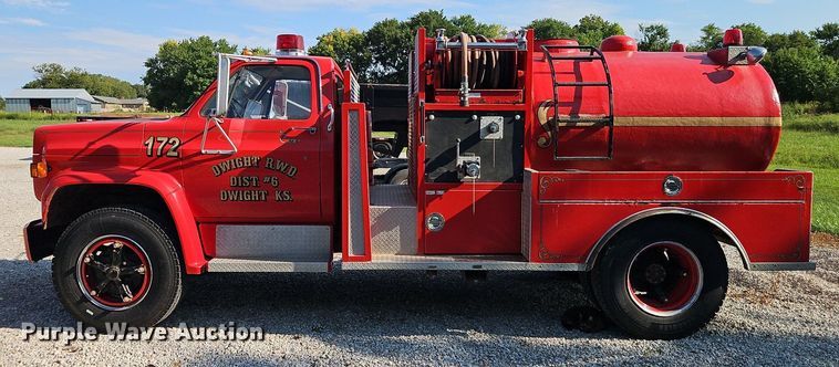image for item EI8295 1982 GMC  C7000 pumper fire truck