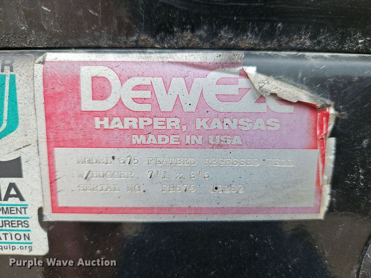 image for item EI8304 DewEze 675 bale bed