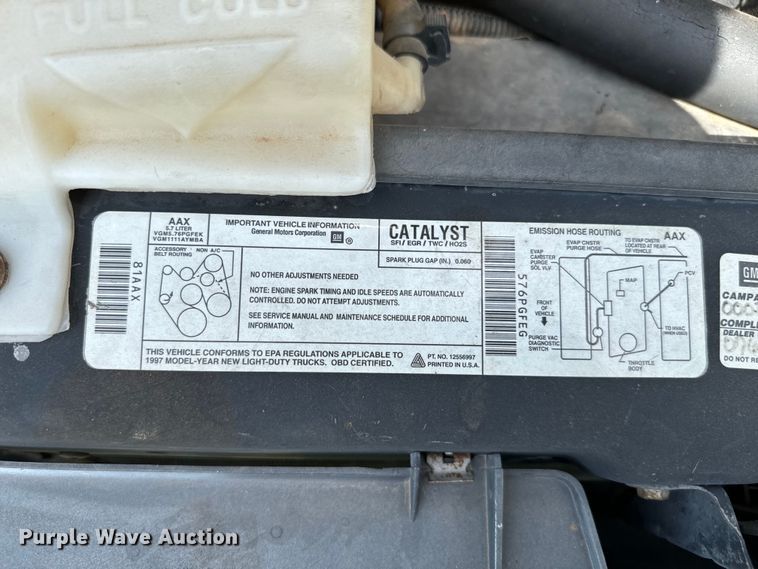 image for item EJ0467 1997 Chevrolet Express G1500 van