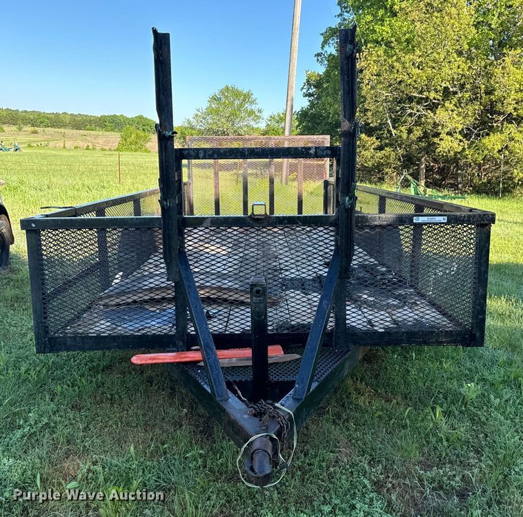 image for item EJ0472 Shop built  equipment trailer