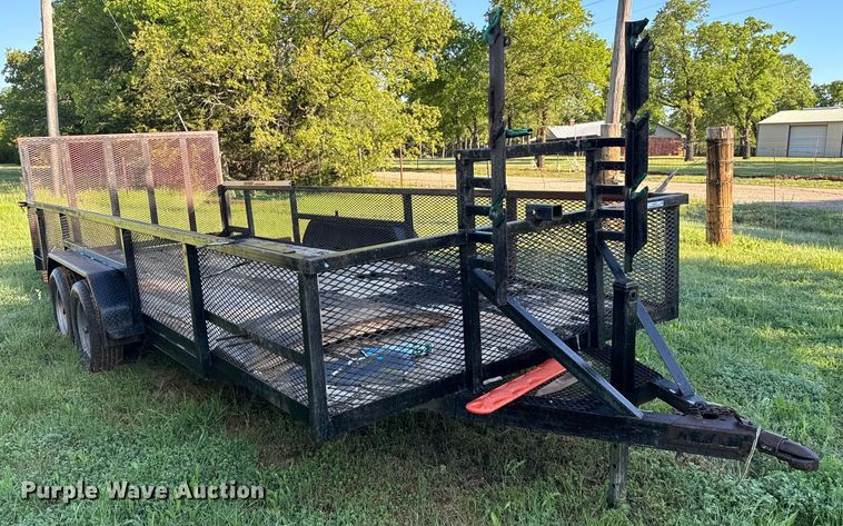 image for item EJ0472 Shop built  equipment trailer