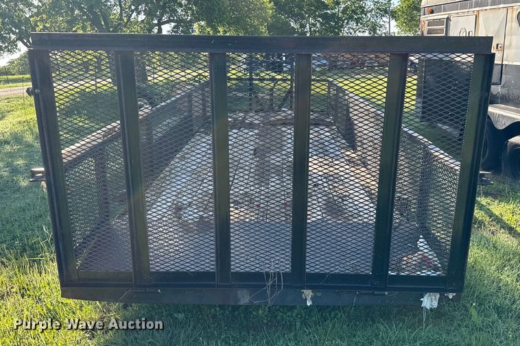 image for item EJ0472 Shop built  equipment trailer