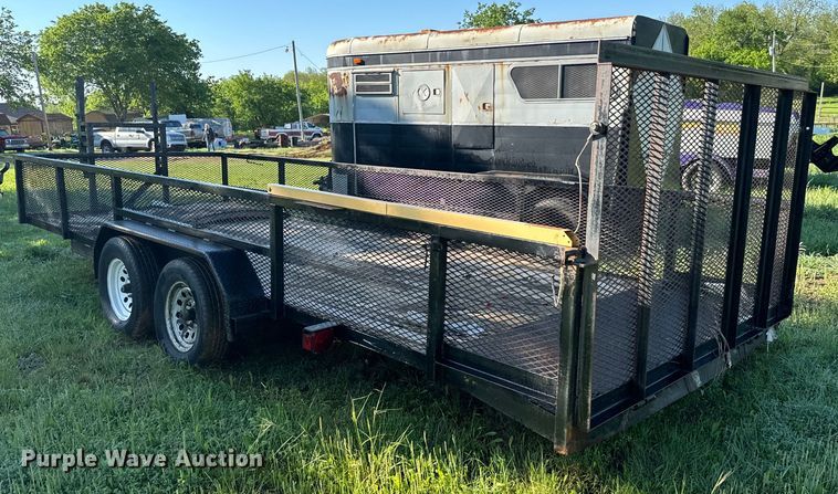 image for item EJ0472 Shop built  equipment trailer