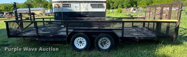 image for item EJ0472 Shop built  equipment trailer