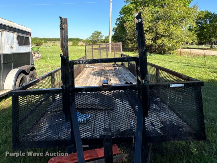 image for item EJ0472 Shop built  equipment trailer