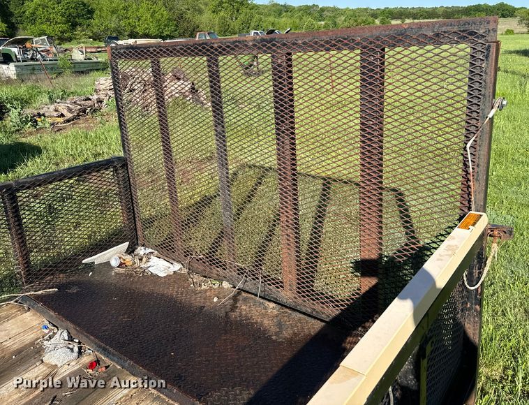 image for item EJ0472 Shop built  equipment trailer