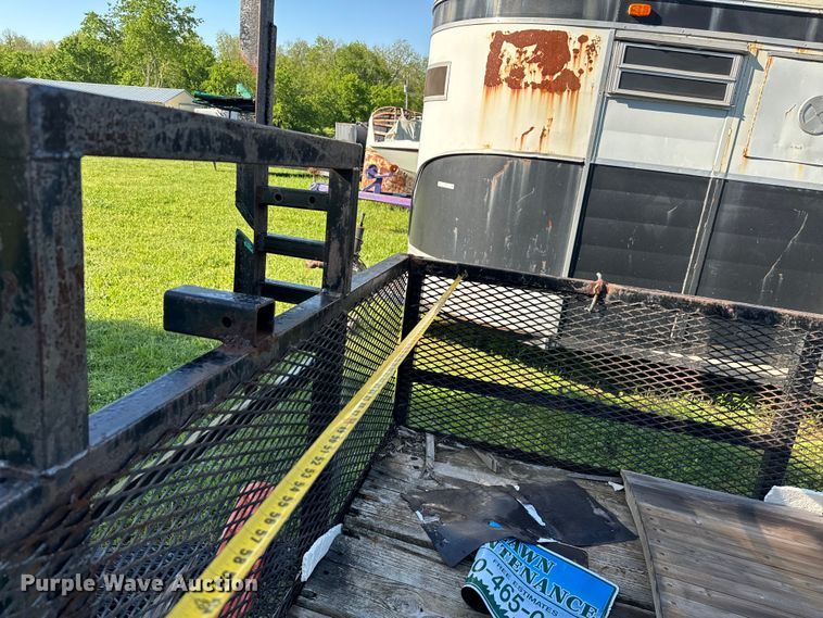 image for item EJ0472 Shop built  equipment trailer