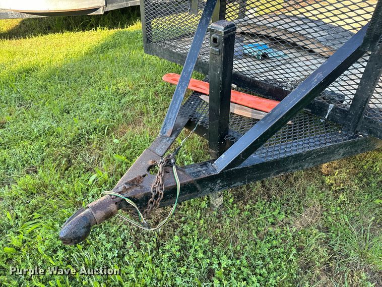 image for item EJ0472 Shop built  equipment trailer