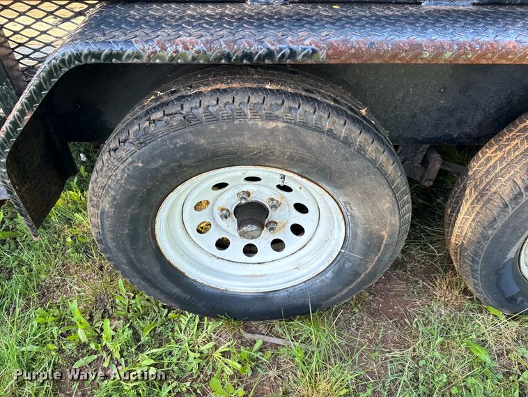 image for item EJ0472 Shop built  equipment trailer