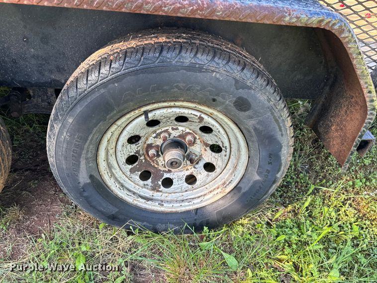 image for item EJ0472 Shop built  equipment trailer