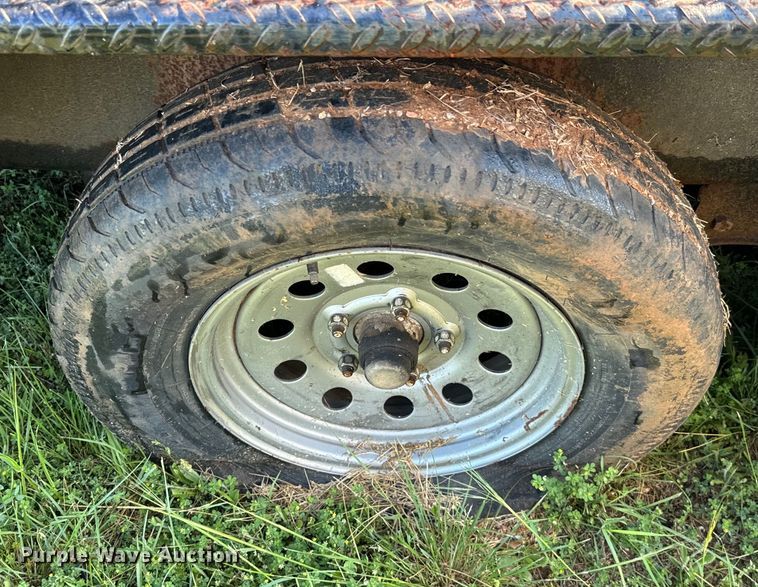 image for item EJ0472 Shop built  equipment trailer