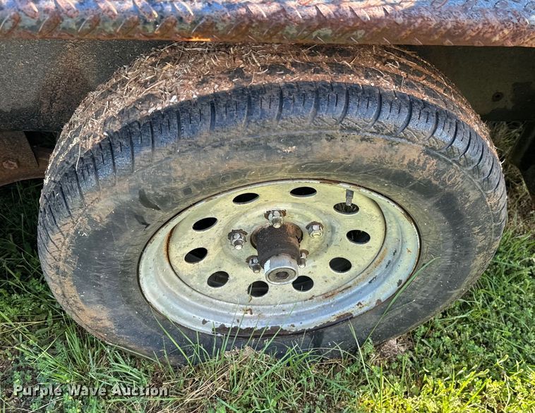 image for item EJ0472 Shop built  equipment trailer