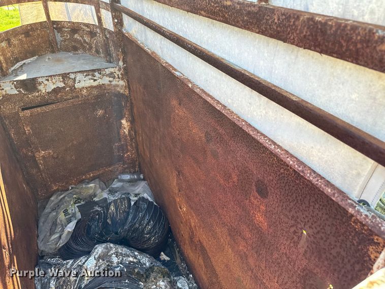image for item EJ0475 Shop built  livestock trailer