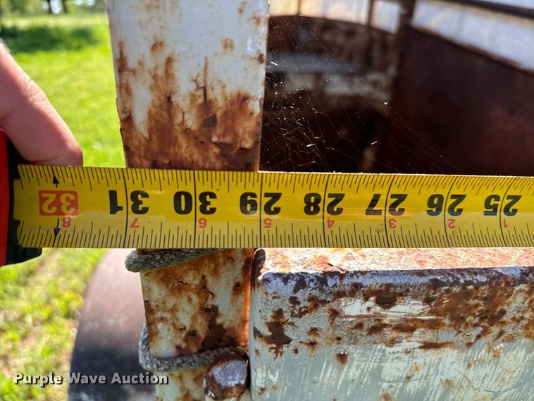 image for item EJ0475 Shop built  livestock trailer