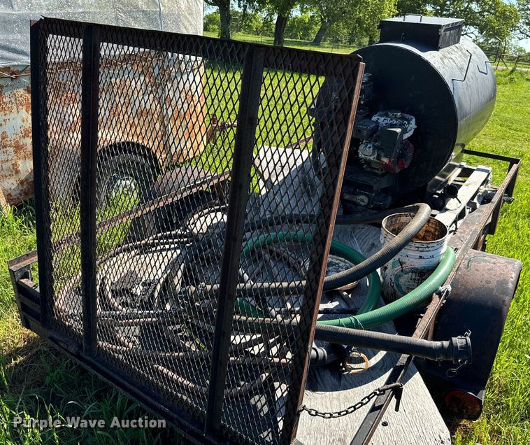 image for item EJ0476 Shop built utility trailer