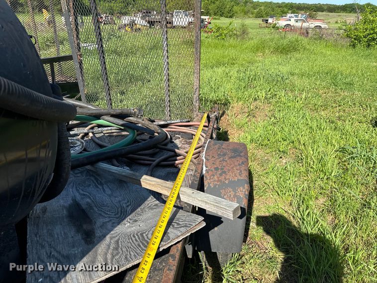 image for item EJ0476 Shop built utility trailer