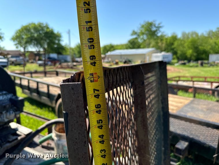 image for item EJ0476 Shop built utility trailer