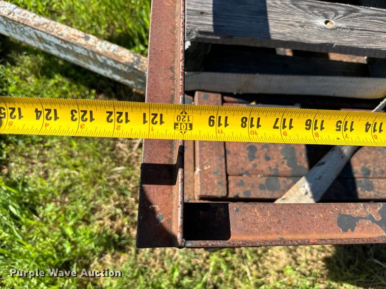 image for item EJ0476 Shop built utility trailer