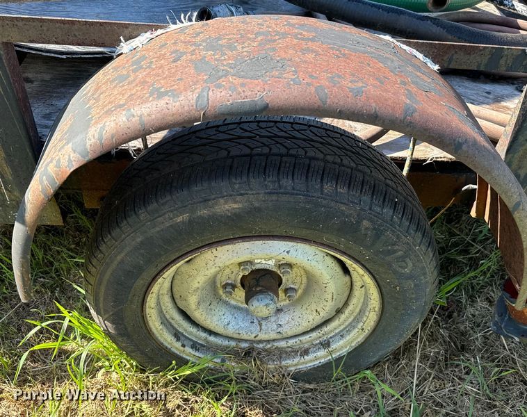 image for item EJ0476 Shop built utility trailer