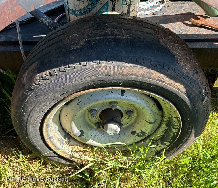 image for item EJ0476 Shop built utility trailer