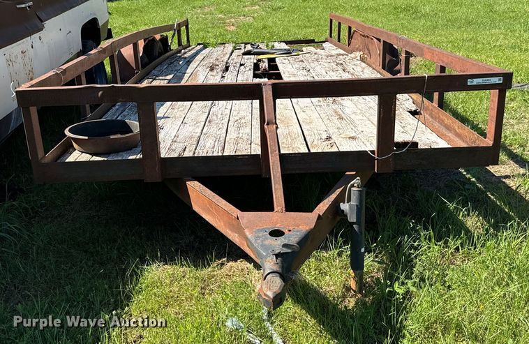 image for item EJ0494 Shop built  utility trailer