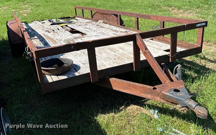 image for item EJ0494 Shop built  utility trailer