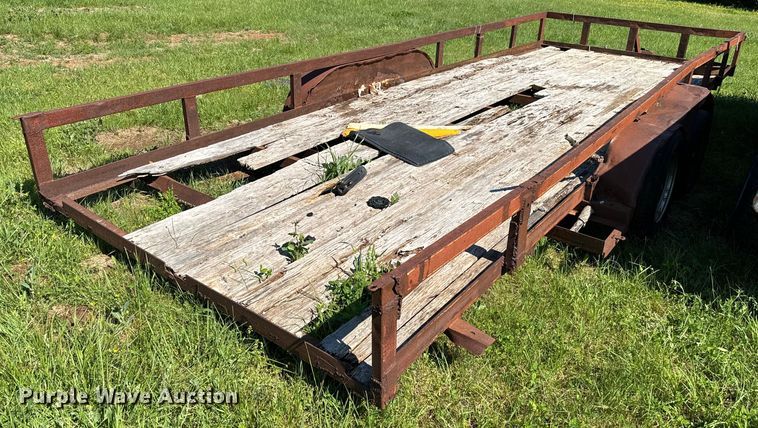 image for item EJ0494 Shop built  utility trailer