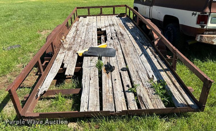 image for item EJ0494 Shop built  utility trailer