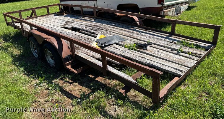 image for item EJ0494 Shop built  utility trailer