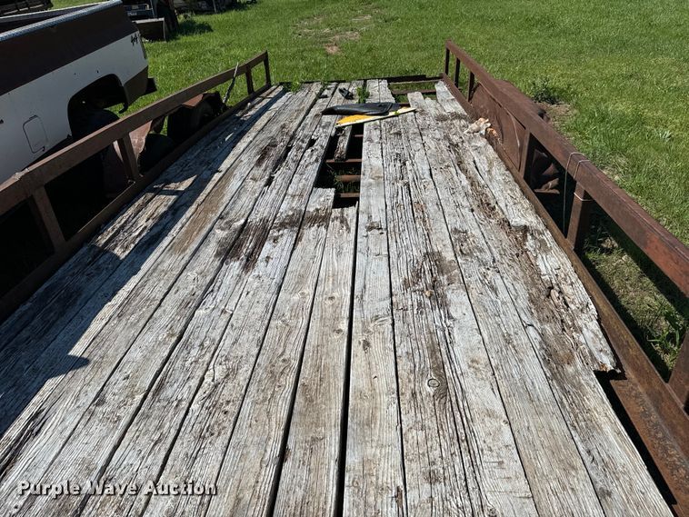 image for item EJ0494 Shop built  utility trailer