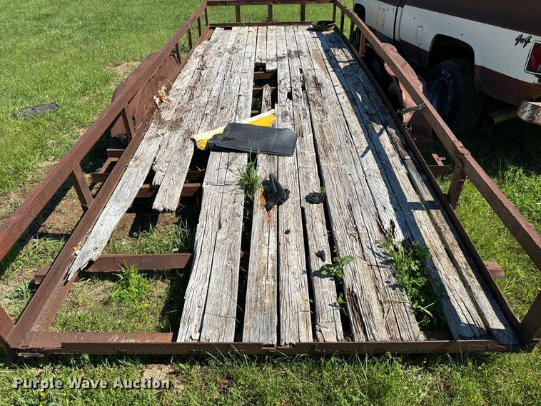 image for item EJ0494 Shop built  utility trailer