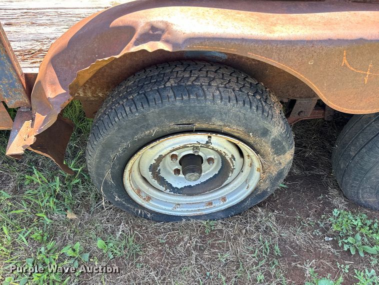 image for item EJ0494 Shop built  utility trailer