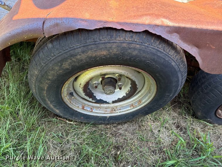 image for item EJ0494 Shop built  utility trailer