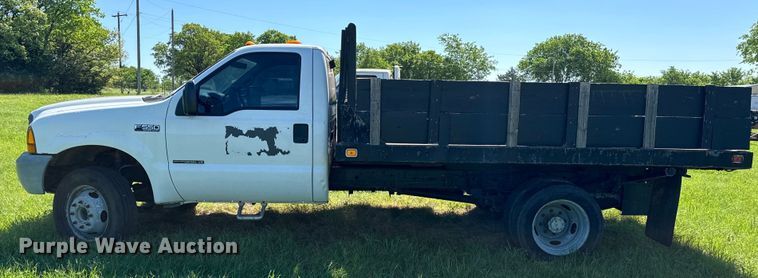 image for item EJ0496 2000 Ford F550 Super Duty XL dump truck