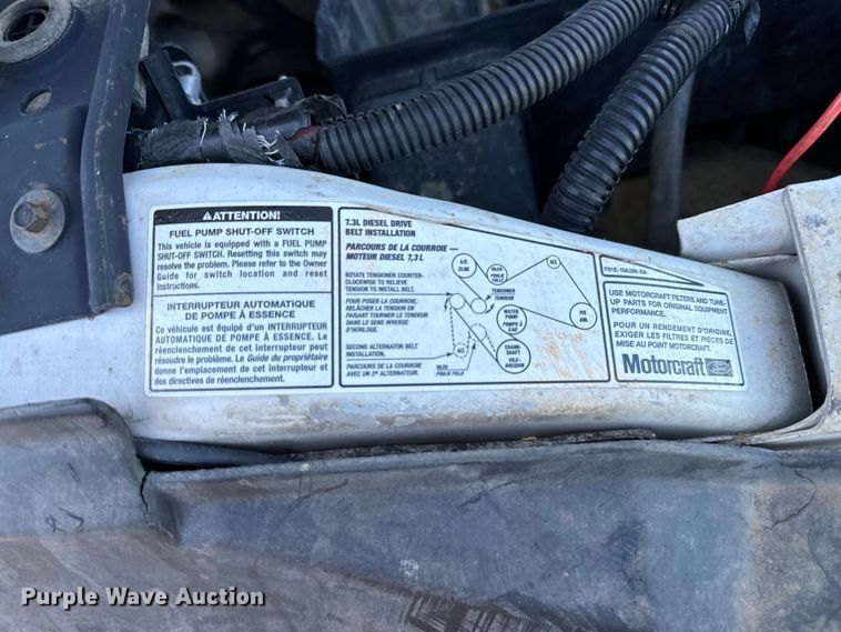 image for item EJ0496 2000 Ford F550 Super Duty XL dump truck