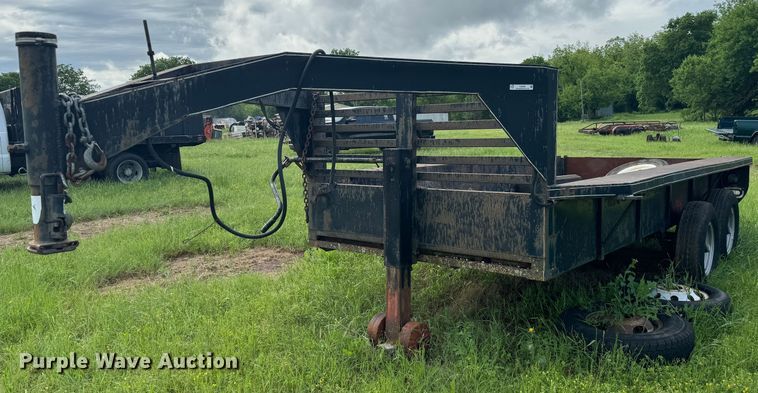 image for item EJ0498 Shop built  equipment trailer