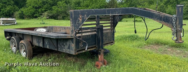 image for item EJ0498 Shop built  equipment trailer