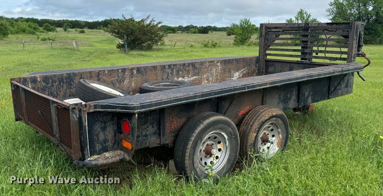 image for item EJ0498 Shop built  equipment trailer