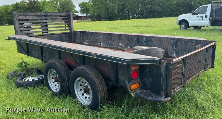 image for item EJ0498 Shop built  equipment trailer