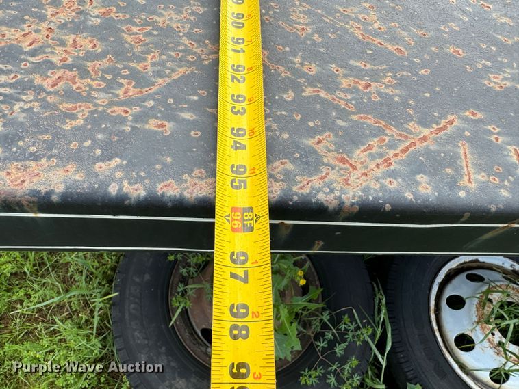 image for item EJ0498 Shop built  equipment trailer