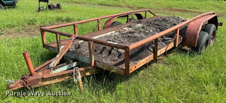 image for item EJ0502 Shop built utility trailer