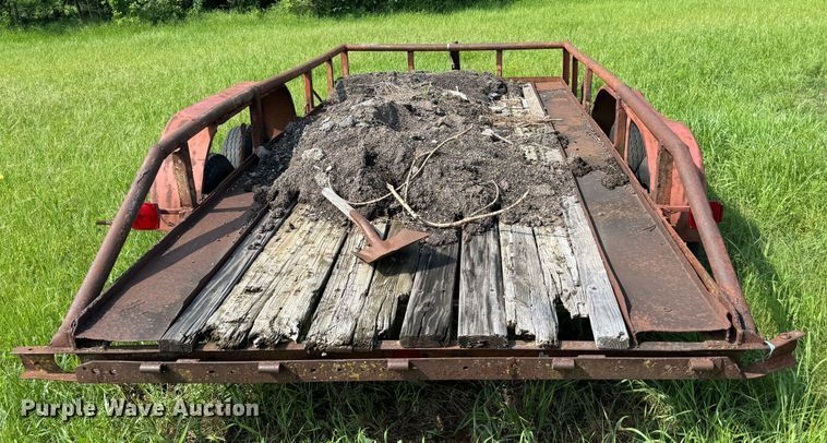 image for item EJ0502 Shop built utility trailer