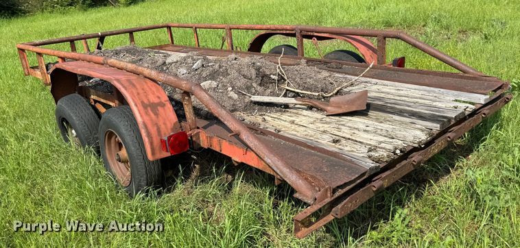 image for item EJ0502 Shop built utility trailer