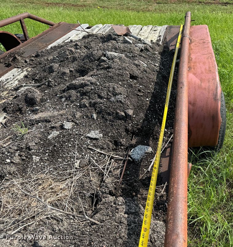 image for item EJ0502 Shop built utility trailer