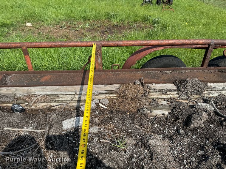 image for item EJ0502 Shop built utility trailer