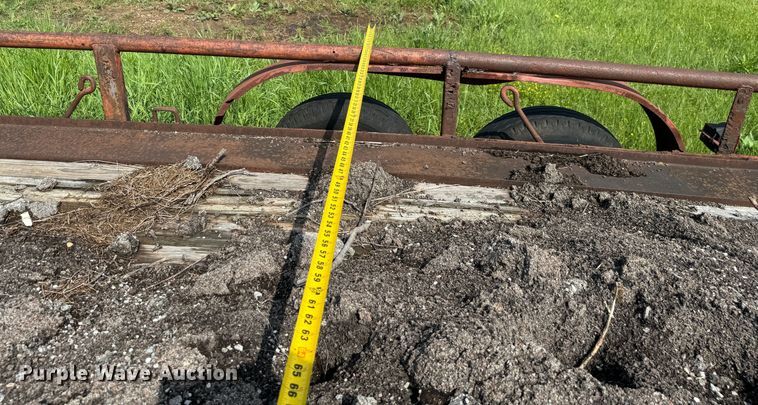 image for item EJ0502 Shop built utility trailer