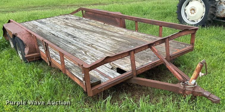 image for item EJ0504 Shop built  utility trailer