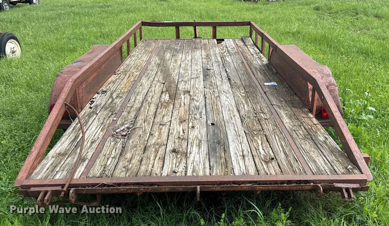 image for item EJ0504 Shop built  utility trailer