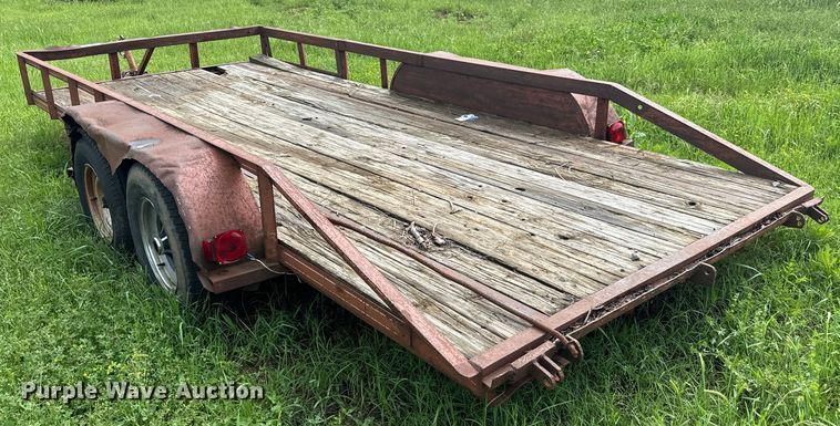 image for item EJ0504 Shop built  utility trailer